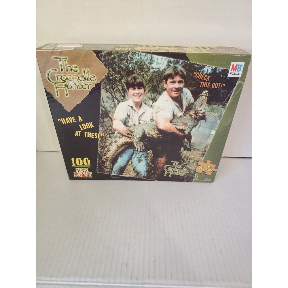 The Crocodile Hunter 100 Piece Puzzle Ages 5 to 10 - Steve Irwin Sealed